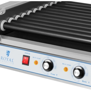 Grill rolkowy z szybą Roller grill z rolkami z teflonu 11T