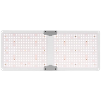 Lampa do uprawy wzrostu roślin pełne spektrum 60 x 24 cm 468 LED 220 W srebrna