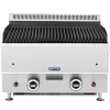 Grill lawowy na gaz ziemny ryflowany 50 x 47 cm 2 x 7200 W