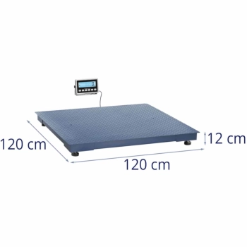 Waga platformowa magazynowa LCD 120 x 120 cm 3000 kg / 1 kg