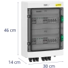 Skrzynka przyłączeniowa rozdzielnica PV do fotowoltaiki typ 2 4 wejścia 2 wyjścia 1000 V IP66
