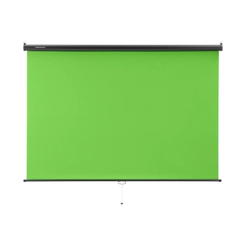 Zielone tło fotograficzne rozwijane na ścianę sufit GREEN SCREEN 84'' 206 x 181 cm