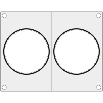 Matryca forma do zgrzewarek MCS na dwa pojemniki na zupę śr. 115 mm - Hendi 805497