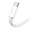 Kabel przewód Superior USB - USB-C 66W 6A 2m - biały