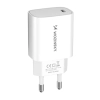 Ładowarka sieciowa 20W USB-C 100-240V biała