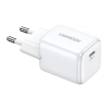 Szybka ładowarka sieciowa GaN 1x USB-C 20W PD Nexode Mini biała