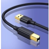 Kabel przewód do drukarki USB 2.0 - USB-B 1.5m czarny