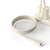 Kabel przewód wzmacniany SR USB-C - USB-C 100W 1m beżowy