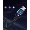 Kabel przewód USB - micro USB 2m szary