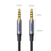 Kabel przewód audio AUX mini jack 3.5mm męski 3m czarny