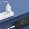 Ładowarka sieciowa GaN 33W PPS USB-C USB-A biała