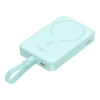 Mini Powerbank MagSafe 10000mAh 20W z kablem Lightning do iPhone 0.3m niebieski