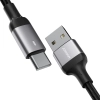 Kabel przewód USB - USB-C do szybkiego ładowania A10 Series 3A 1.2m czarny