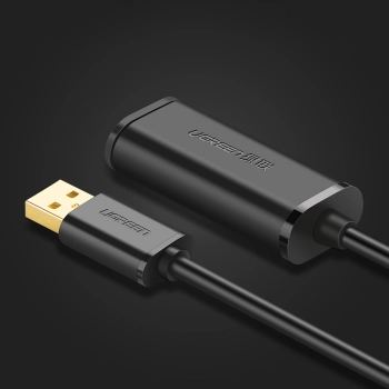 Aktywny przedłużacz kabla przewodu USB-A 2.0 480Mb/s 25m czarny