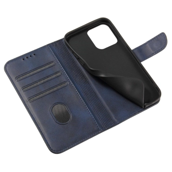 Pokrowiec etui z klapką i portfelem do Samsung S24 Plus Magnet Case niebieskie