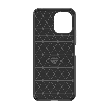 Elastyczne etui pokrowiec wzór karbon do Xiaomi Redmi 12 Carbon Case czarne