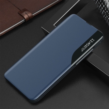 Etui pokrowiec do Samsung S24 Ultra z klapką i podstawką Eco Leather View Case niebieskie