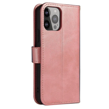 Pokrowiec etui z klapką i portfelem do Xiaomi Redmi Note 12 5G / Poco X5 5G Magnet Case różowe