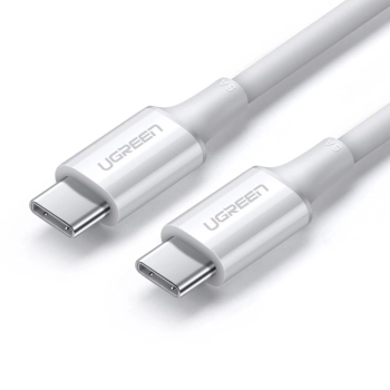 Kabel przewód USB-C 5A szybkie ładowanie PD QC 2m biały