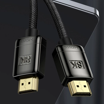 Wytrzymały elastyczny kabel HDMI 2.1 8K High Definition Series 2m czarny