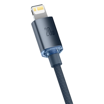 Kabel przewód do szybkiego ładowania i transferu danych USB-C Iphone Lightning 20W 2m czarny