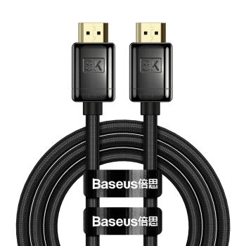 Wytrzymały elastyczny kabel HDMI 2.1 8K High Definition Series 1m czarny