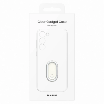 Etui pokrowiec z podstawką Samsung Galaxy S23+ Clear Gadget Case przezroczyste