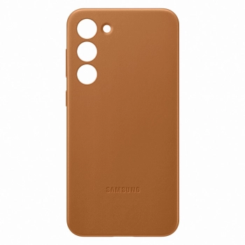 Etui pokrowiec z naturalnej skóry Samsung Galaxy S23+ Leather Cover camel