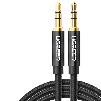 Kabel przewód audio 2x mini jack 3.5mm 2m czarny