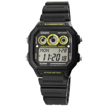 Zegarek Męski CASIO 10 bar do Pływania AE-1300WH-1AVDF