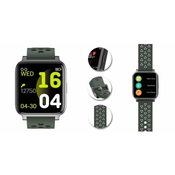 SMARTWATCH RUBICON RNCE58 DARK GREEN