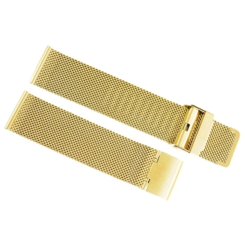 Bransoleta - Siatka Mesh Gold PVD 22 mm gr 1,7 mm