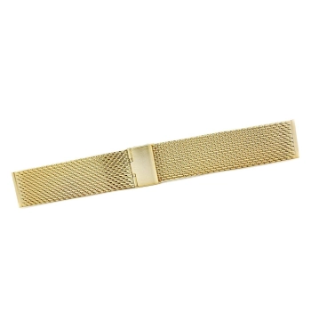 Bransoleta - Siatka Mesh Gold PVD 22 mm gr. 2,2 mm