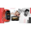 Smartband Giewont Fit&GO Duo GW200-1 - Black + Pasek Alert Red