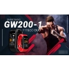 Smartband Giewont Fit&GO Duo GW200-1 - Black + Pasek Alert Red