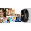 Smartband Giewont Fit&GO Duo GW200-2 - Black + Pasek Ice White