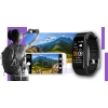 Smartband Giewont Fit&GO Duo GW200-3 - Black + Pasek Flora Violet