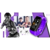 Smartband Giewont Fit&GO Duo GW200-3 - Black + Pasek Flora Violet