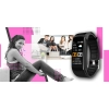 Smartband Giewont Fit&GO Duo GW200-4 - Black + Pasek Think Pink