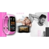 Smartband Giewont Fit&GO Duo GW200-4 - Black + Pasek Think Pink