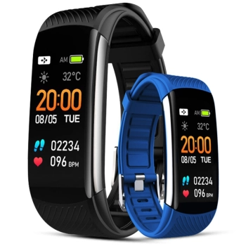 Smartband Giewont Fit&GO Duo GW200-7 - Black + Pasek Sky Blue