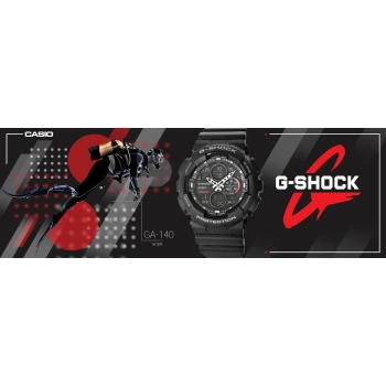 Zegarek Męski CASIO G-SHOCK GA-140-1A1ER + BOX