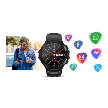 Smartwatch Giewont Focus SmartCall GW430-1 - Carbon