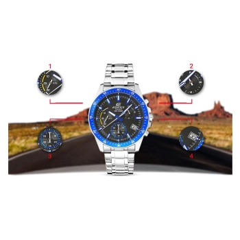 Zegarek Męski CASIO EDIFICE EFV-540D-1A2VUEF + BOX