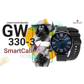 Smartwatch Giewont Supernova SmartCall GW330-3 Black Shine/Black Effect