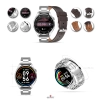 Smartwatch Giewont Vertex SmartCall GW450-6 Silver/Brown Leather