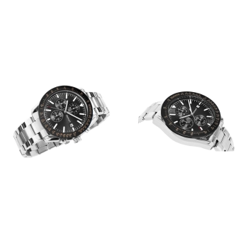 Zegarek Męski Giewont PrimeChrono GW8620-1 Chronograf Silver/Black