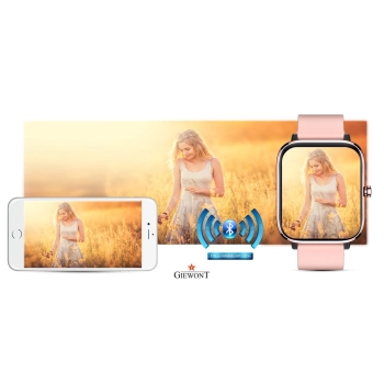 Smartwatch Giewont Dynamic SmartCall GW230-1 - Rose Gold/Powder Pink