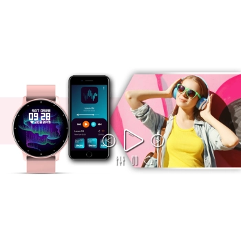 Smartwatch Giewont Sport Around GW120-1 - Powder Pink