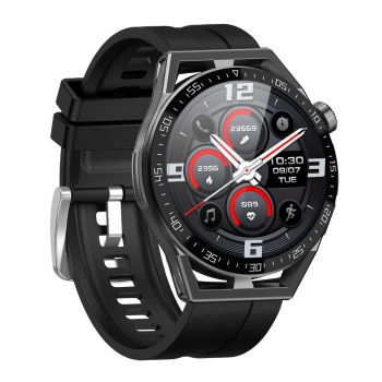 Smartwatch Rubicon RNCE88-2 Czarny- Czarny Pasek Silikonowy + Czarna Bransoleta